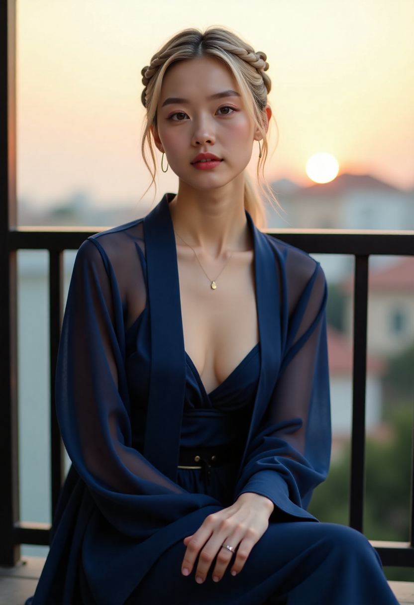 凌晨机场附近酒店外观